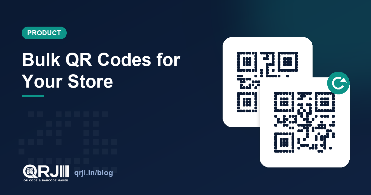 Bulk QR Codes for Shopify & WooCommerce: A Trackable Code for Every Product